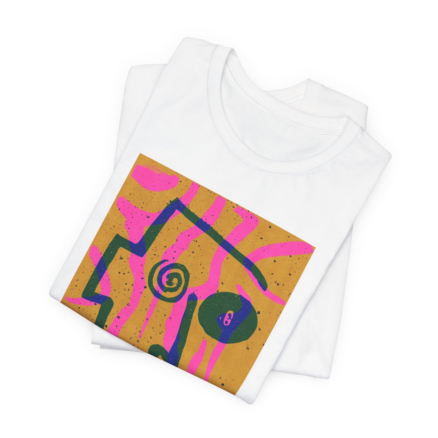 Abstract Art Graphic Tee - Vibrant Unisex Jersey Short Sleeve T-Shirt