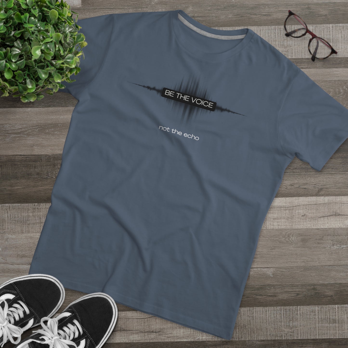 Be the Voice Men's Tee, Motivation T-Shirt, Inspirational Gift, Music Lover Apparel, Graphic Tee for Everyday Wear, Unique Statement Shirt