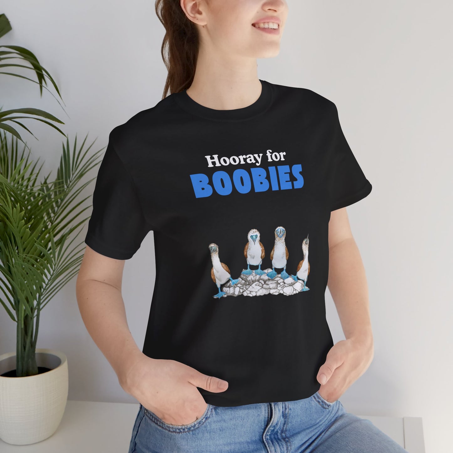 Hooray for Boobies Unisex Jersey Tee - Fun Casual Wear for a Playful Spirit