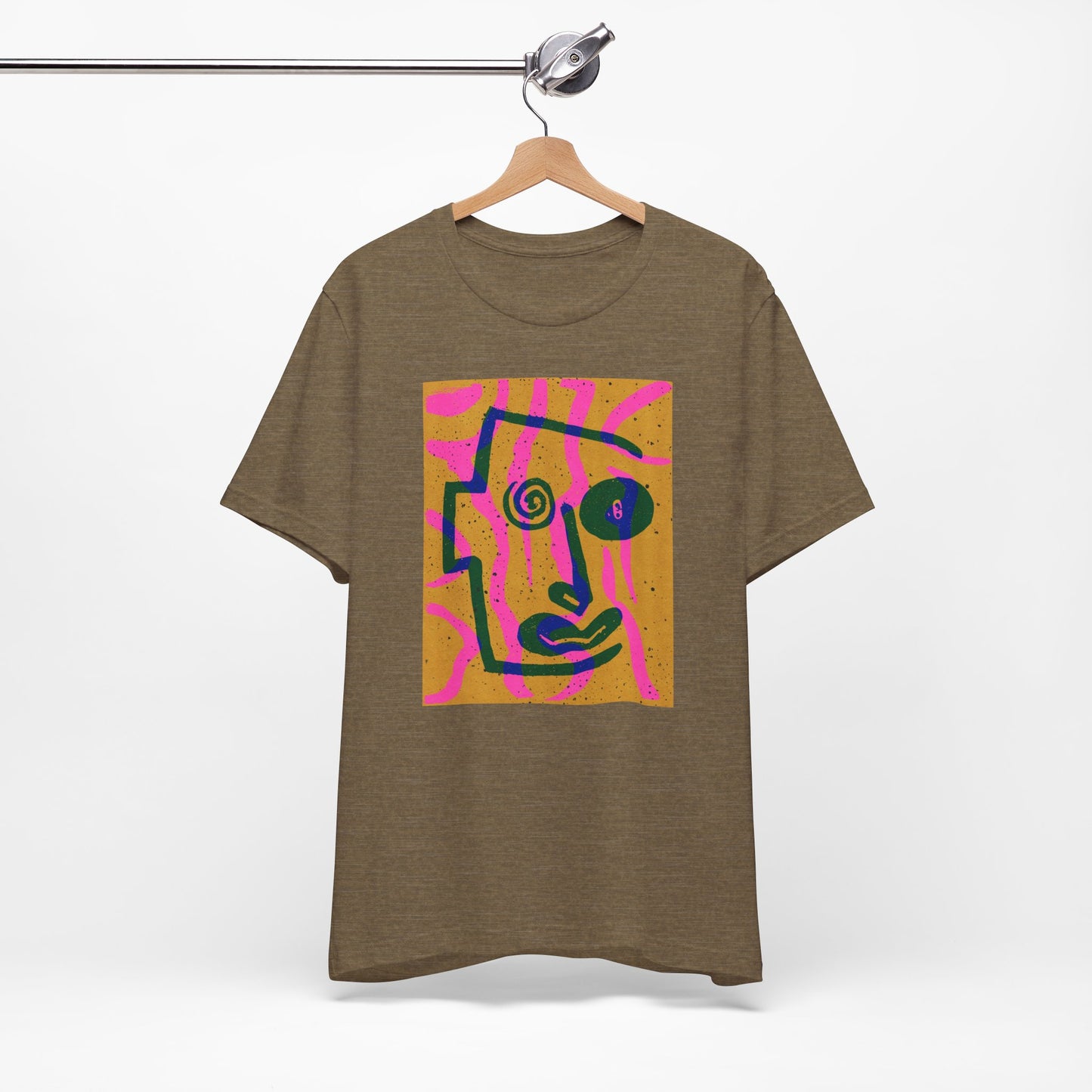 Abstract Art Graphic Tee - Vibrant Unisex Jersey Short Sleeve T-Shirt