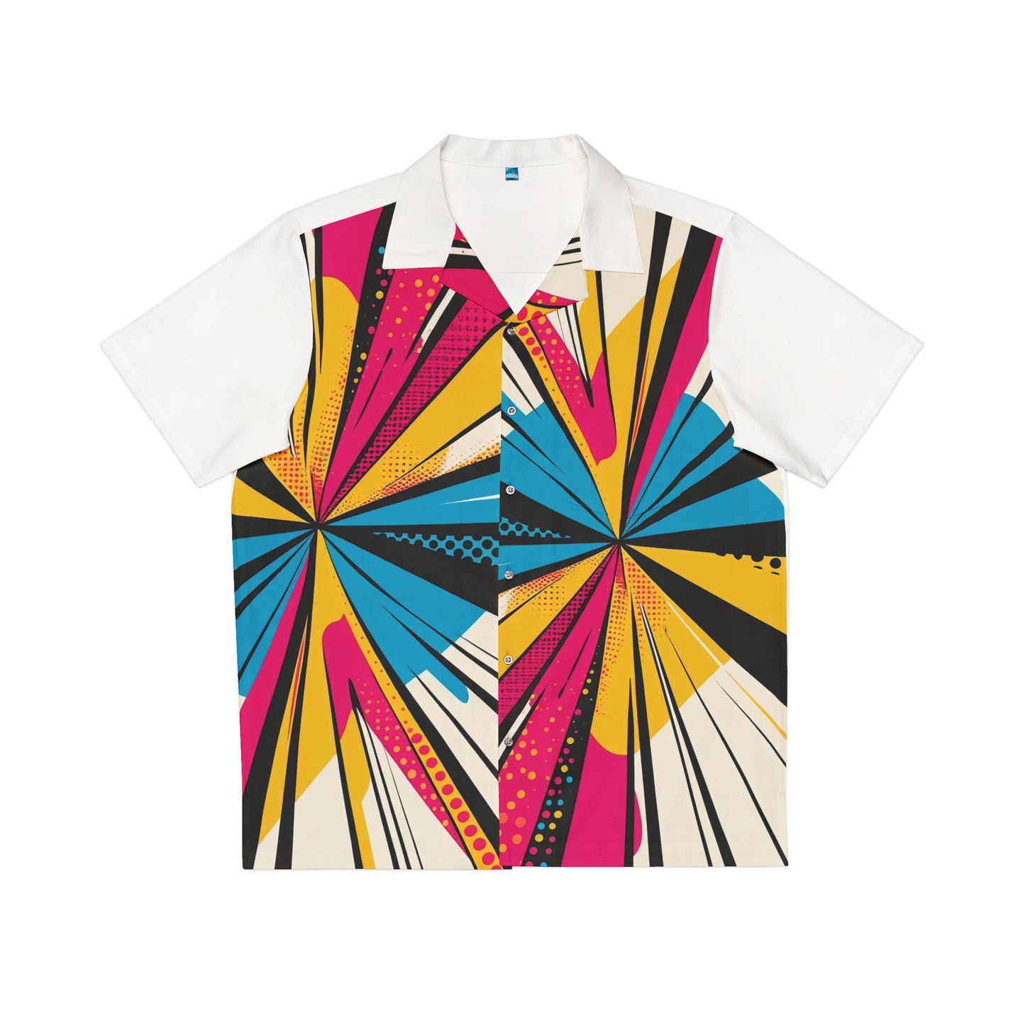 Men's Vibrant Hawaiian Shirt, Tropical Beachwear, Summer Vacation Outfit, Luau Party, Casual Daily Wear, Gift for him