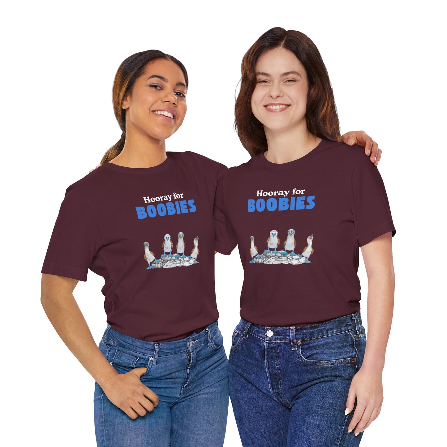 Hooray for Boobies Unisex Jersey Tee - Fun Casual Wear for a Playful Spirit