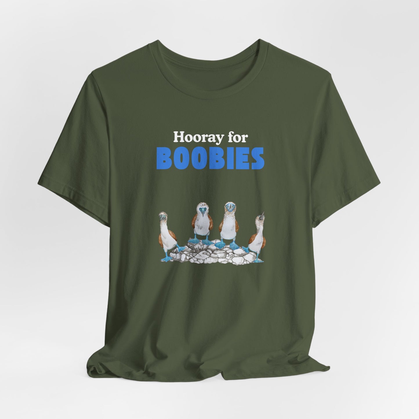 Hooray for Boobies Unisex Jersey Tee - Fun Casual Wear for a Playful Spirit