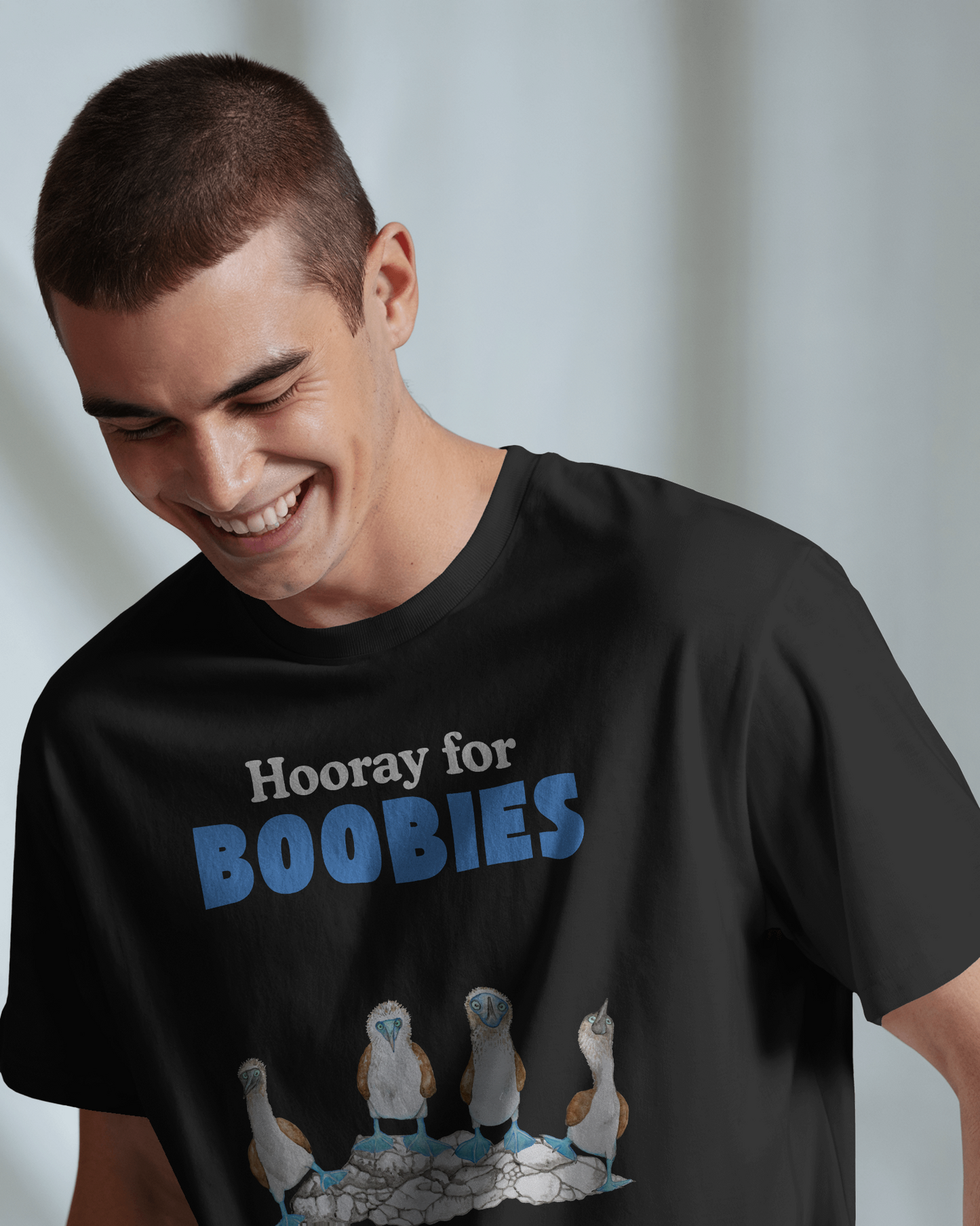 Hooray for Boobies Unisex Jersey Tee - Fun Casual Wear for a Playful Spirit
