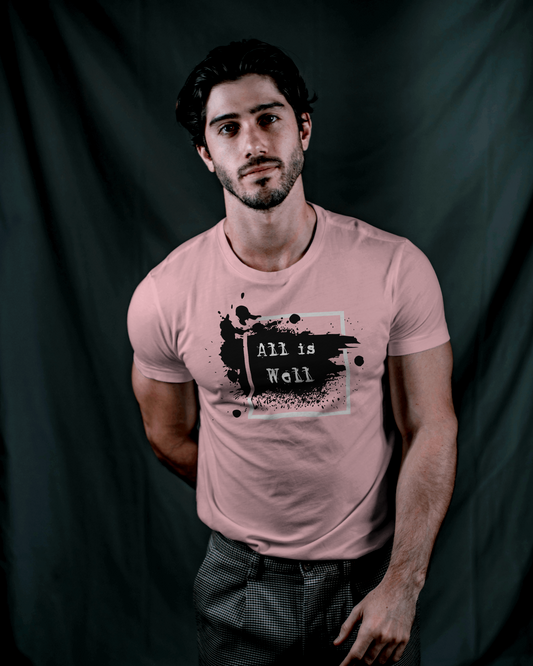 Afferming Quote "All is Well" Graphic Tee
