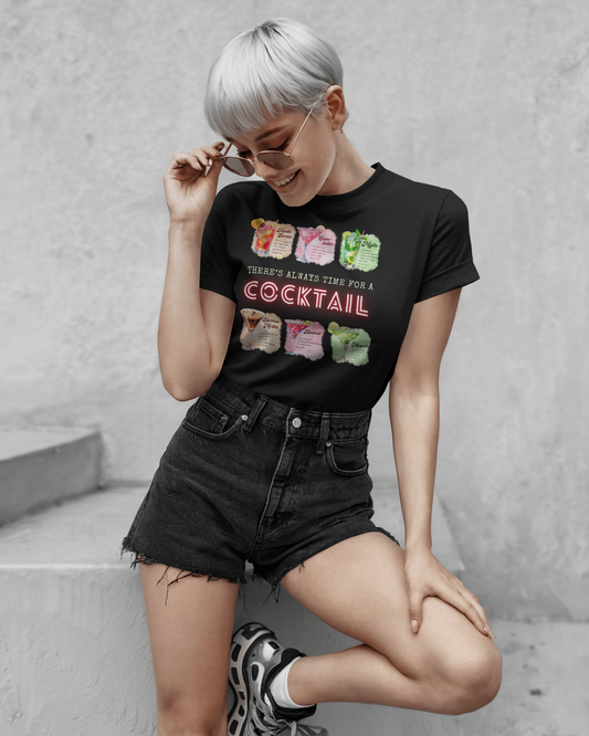 Cocktail Recipe Unisex Short Sleeve Tee - Perfect for Parties and Summer Fun!