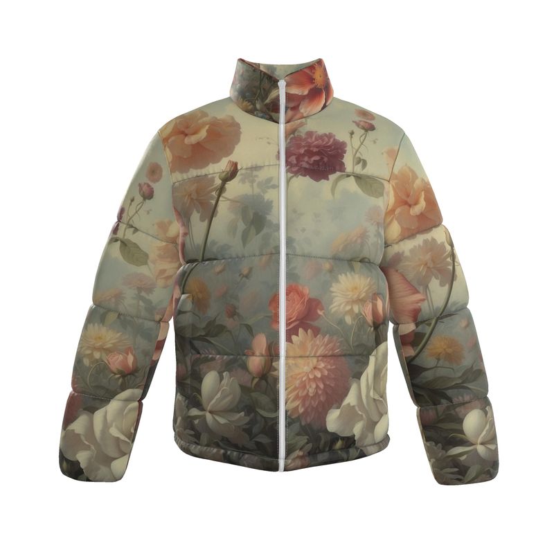 Men's Puffer Jacket - Golden Symphony