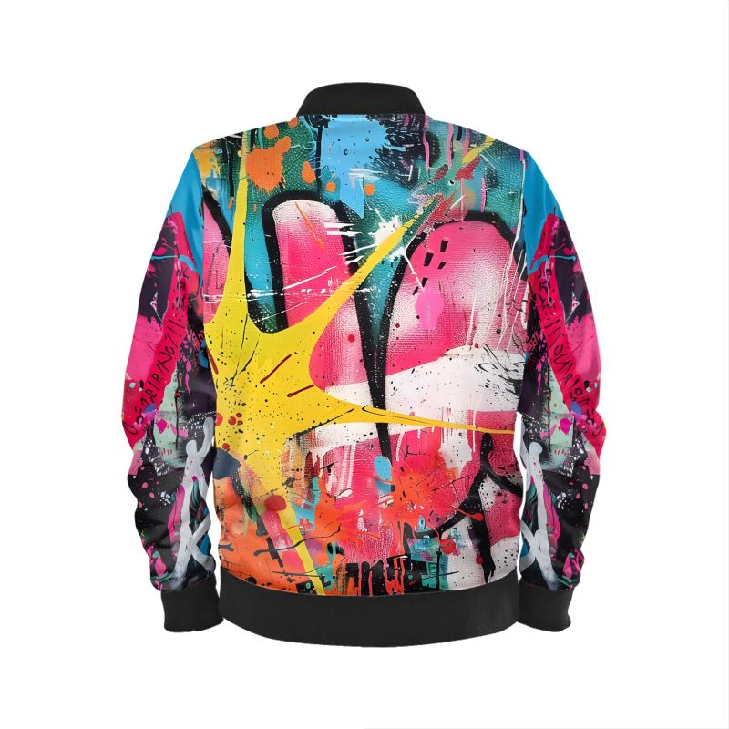 Men's Reversible Bomber Jacket - Urban Vibes/ Feeling Awesome