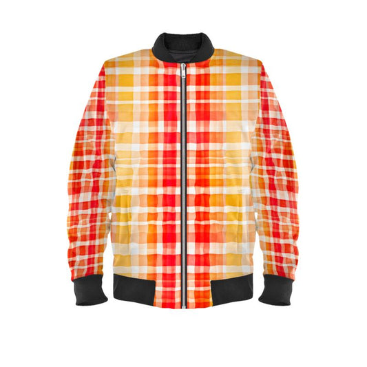 Men's Bomber Jacket - London Plaid