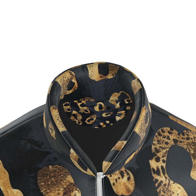 Men's Puffer Jacket - Gold Panther