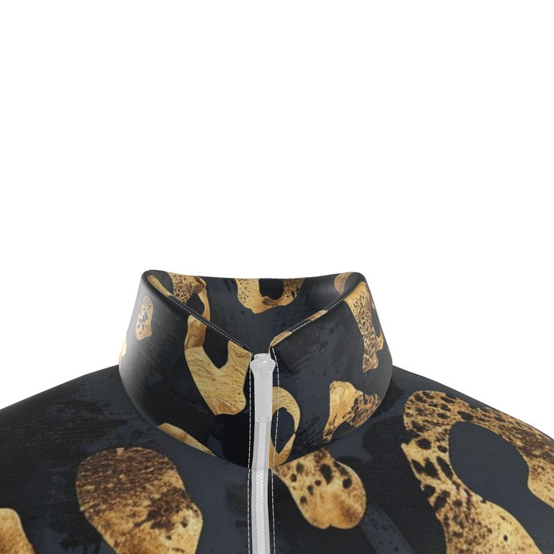 Men's Puffer Jacket - Gold Panther