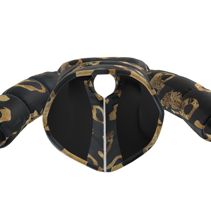 Men's Puffer Jacket - Gold Panther