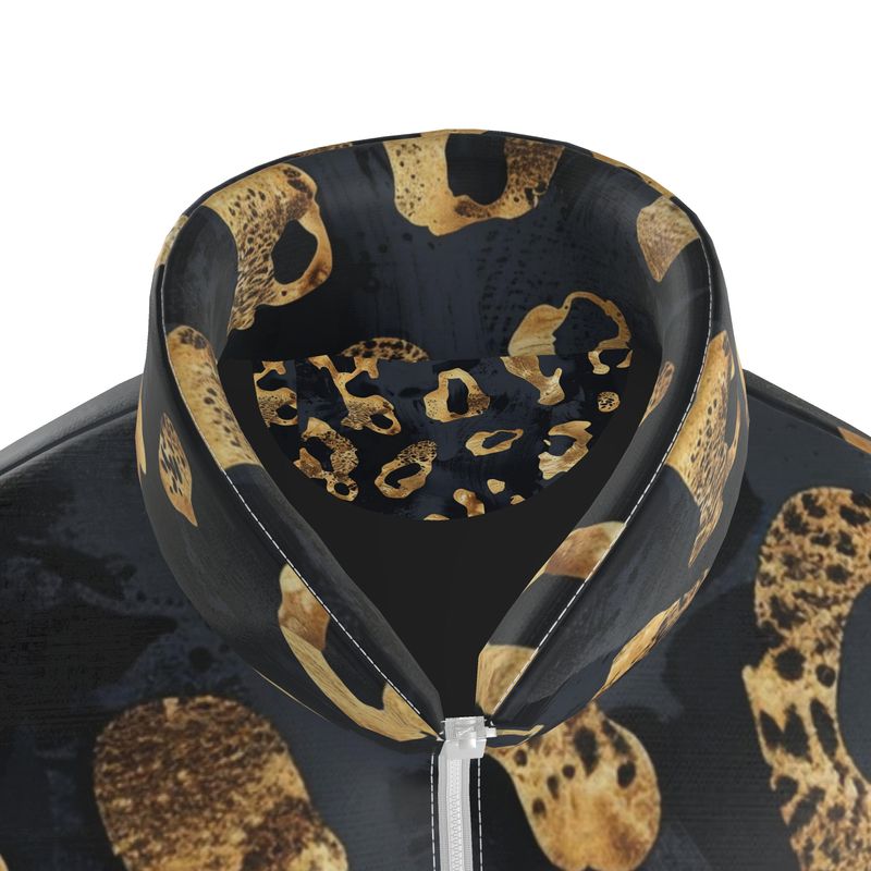 Men's Puffer Jacket - Gold Panther