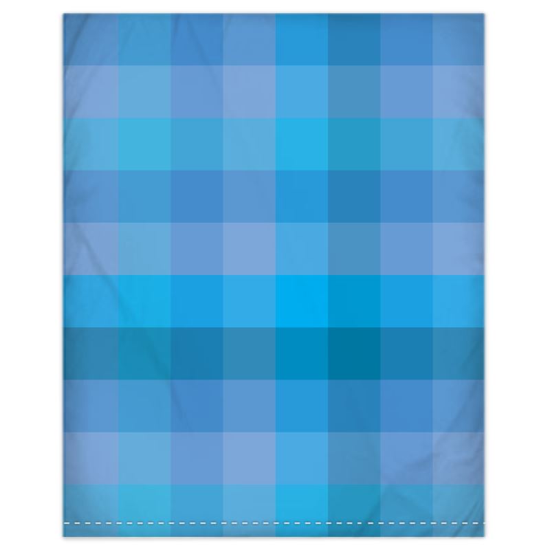 Classic Reversible Duvet Cover - Azure Plaid