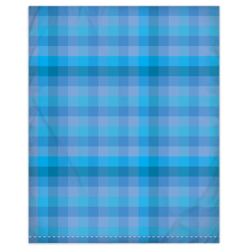 Classic Reversible Duvet Cover - Azure Plaid