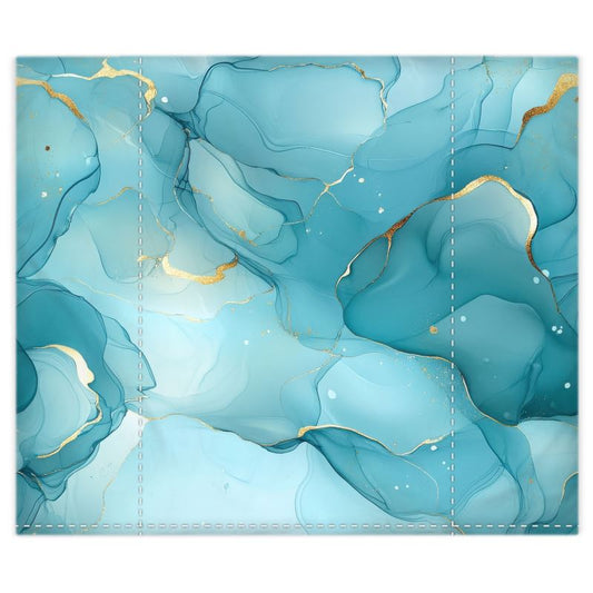 Classic Duvet Set - Aqua Gold