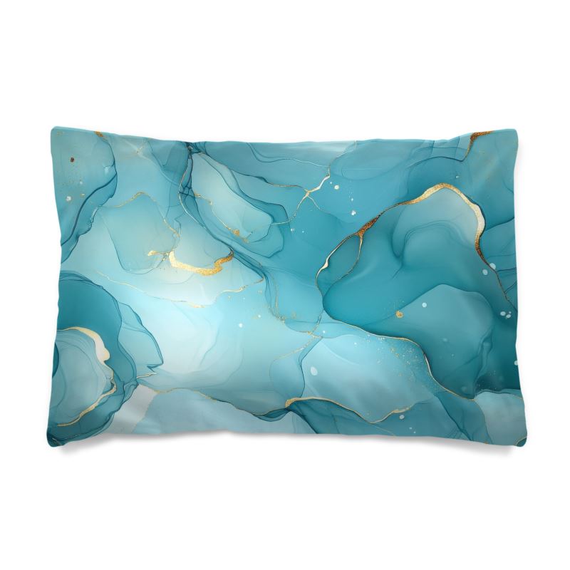 Classic Duvet Set - Aqua Gold