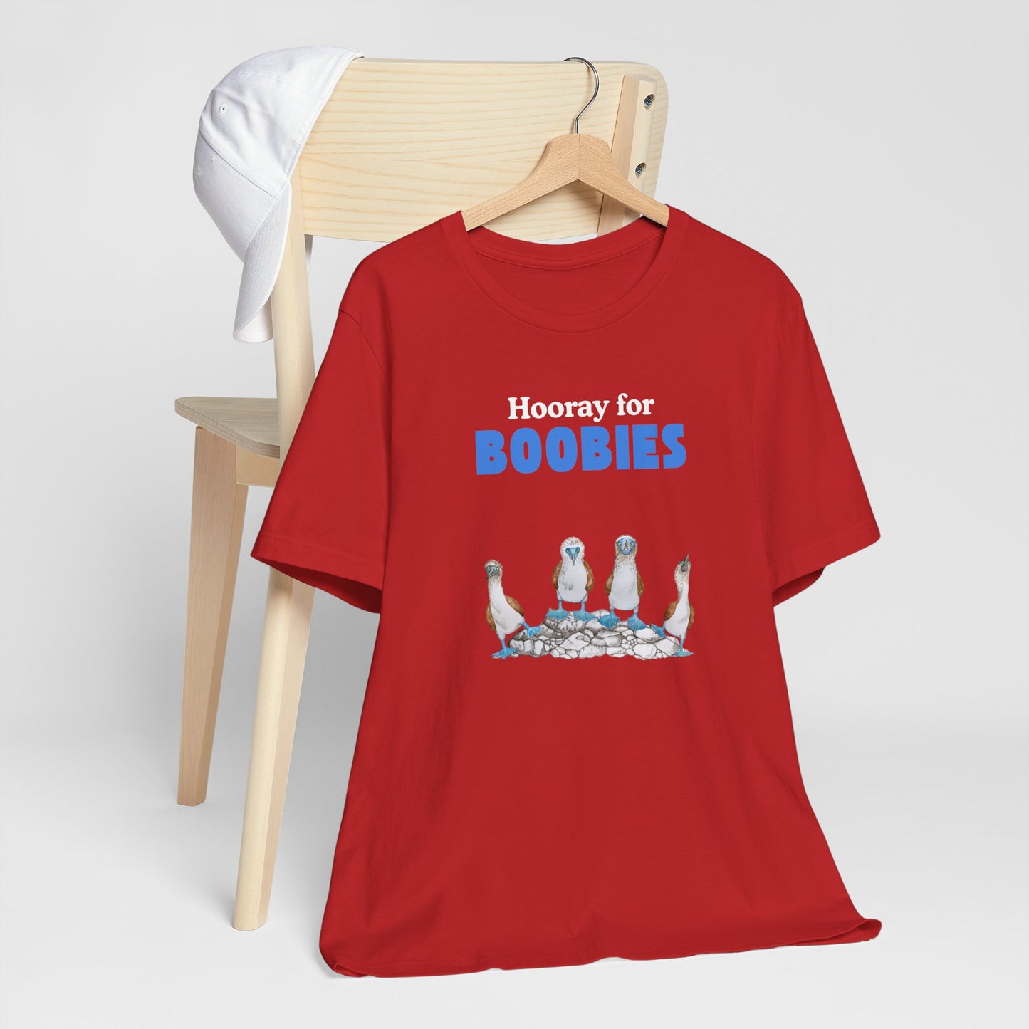 Hooray for Boobies Unisex Jersey Tee - Fun Casual Wear for a Playful Spirit