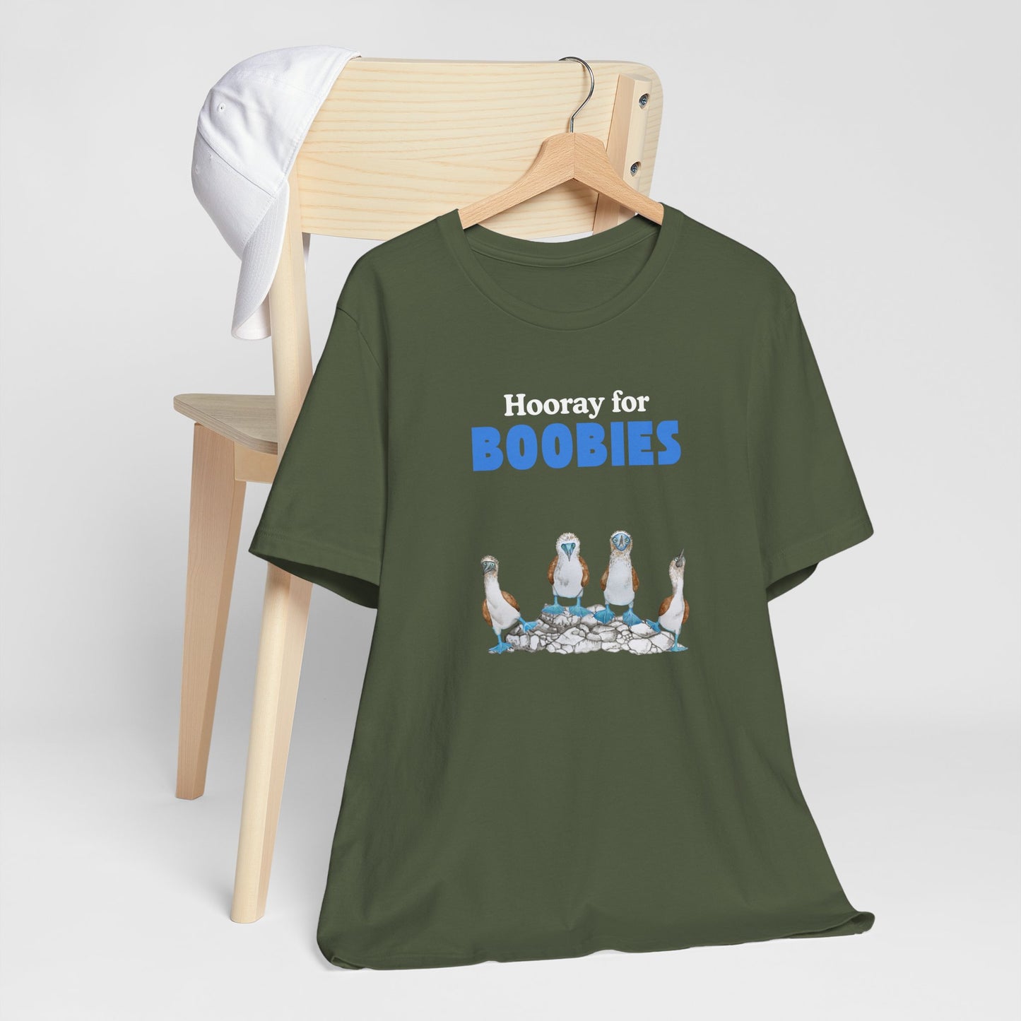 Hooray for Boobies Unisex Jersey Tee - Fun Casual Wear for a Playful Spirit