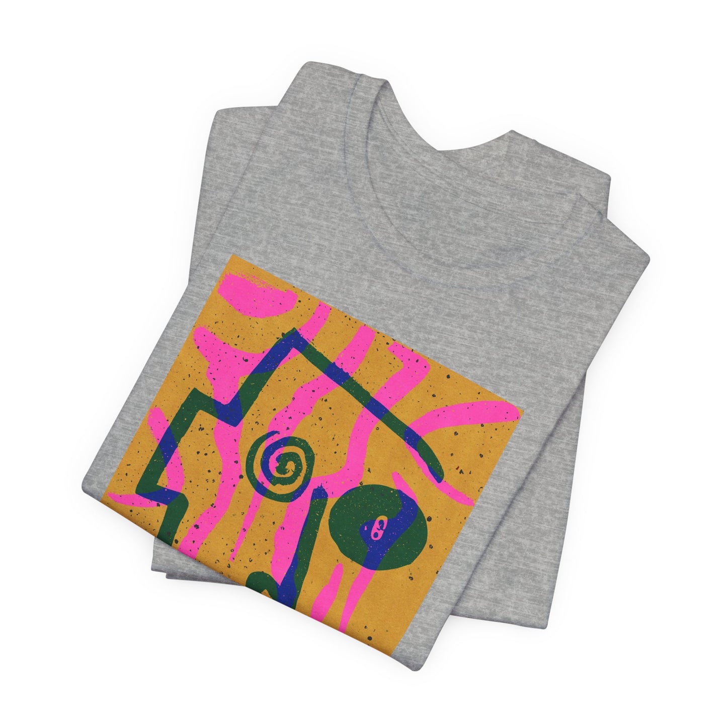 Abstract Art Graphic Tee - Vibrant Unisex Jersey Short Sleeve T-Shirt