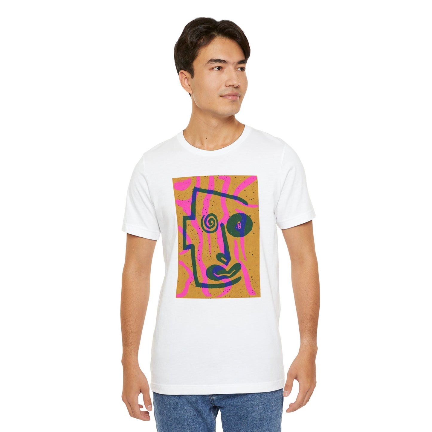 Abstract Art Graphic Tee - Vibrant Unisex Jersey Short Sleeve T-Shirt