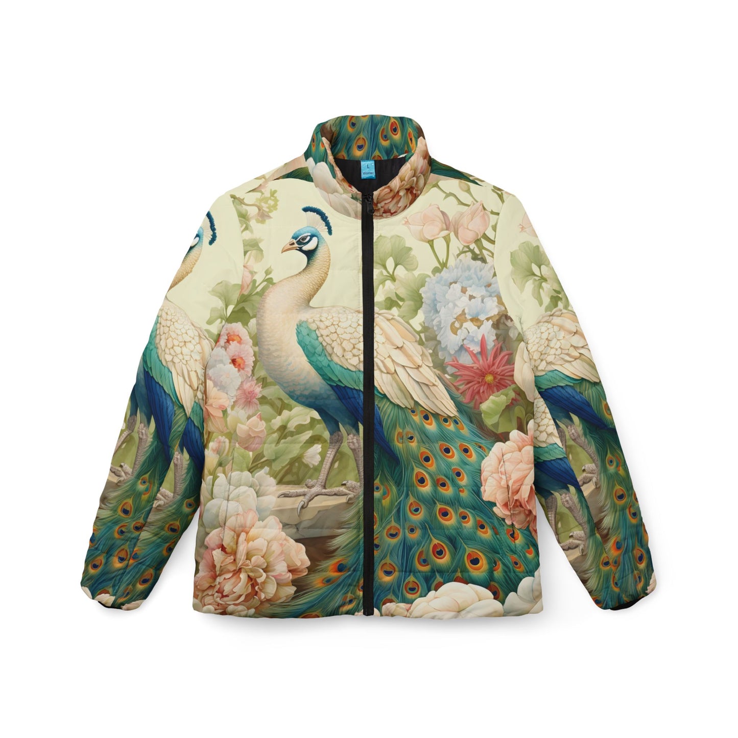 Women's Puffer Jacket -Regal Peacock