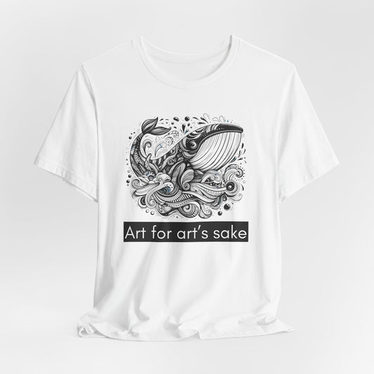 Whale Art Unisex Short Sleeve Tee - 'Art for Art's Sake'