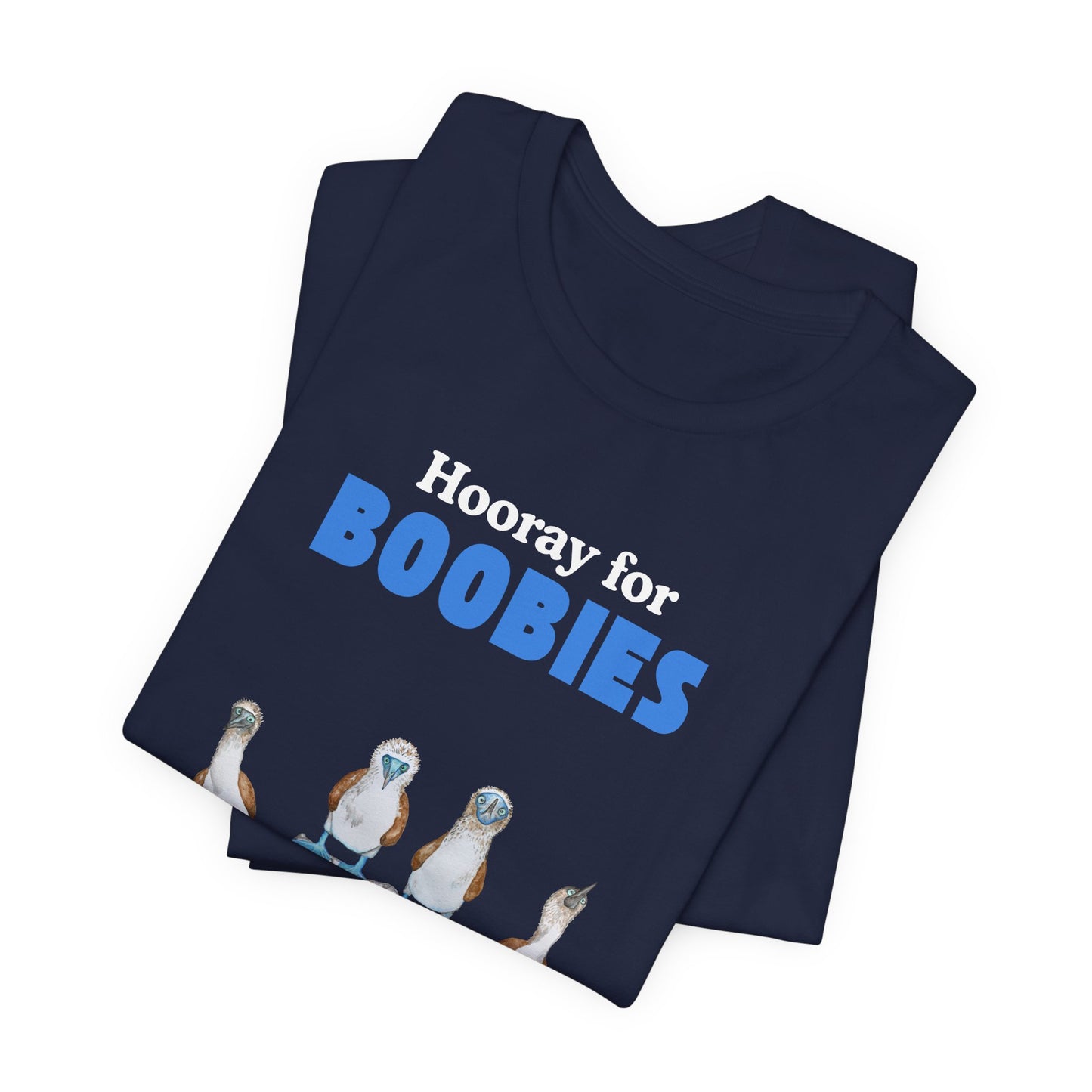 Hooray for Boobies Unisex Jersey Tee - Fun Casual Wear for a Playful Spirit