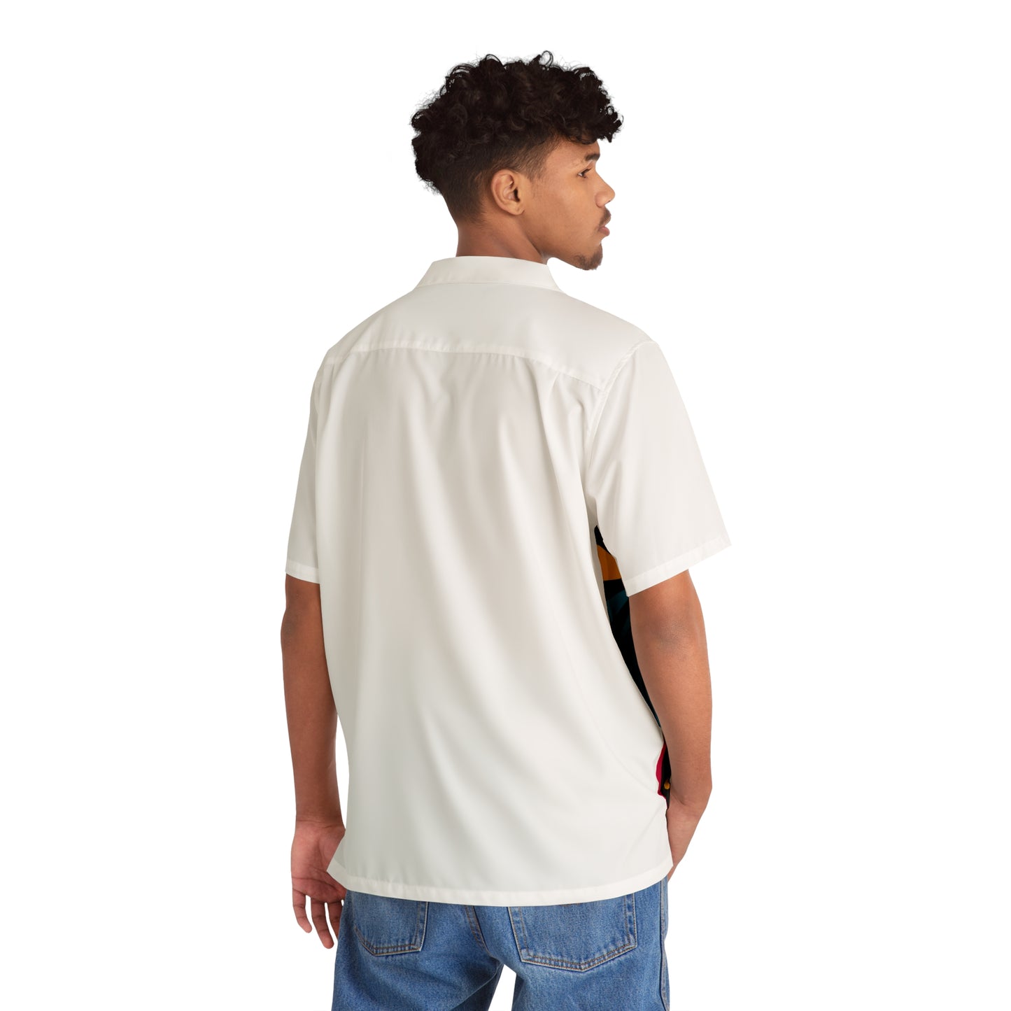 Men's Vibrant Hawaiian Shirt, Tropical Beachwear, Summer Vacation Outfit, Luau Party, Casual Daily Wear, Gift for him