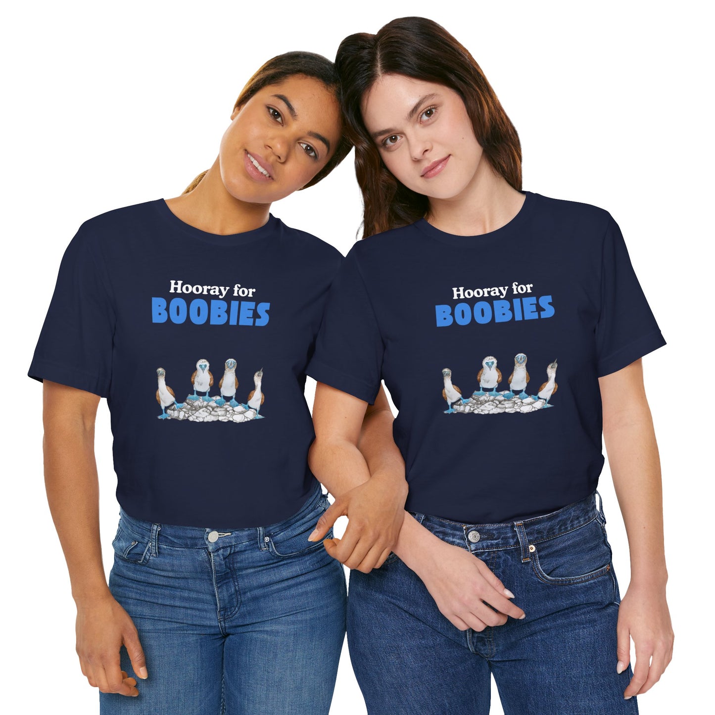 Hooray for Boobies Unisex Jersey Tee - Fun Casual Wear for a Playful Spirit