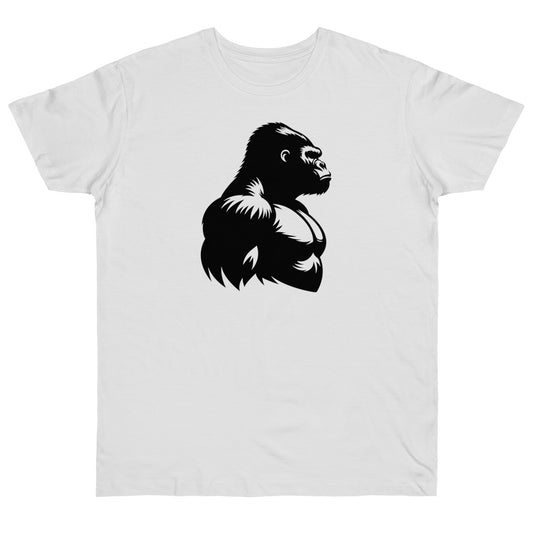 Gorilla Strength T-Shirt - Bold Graphic Tee for Fitness, Animal Lovers, Gym Wear, Unique Gift, Motivation Apparel